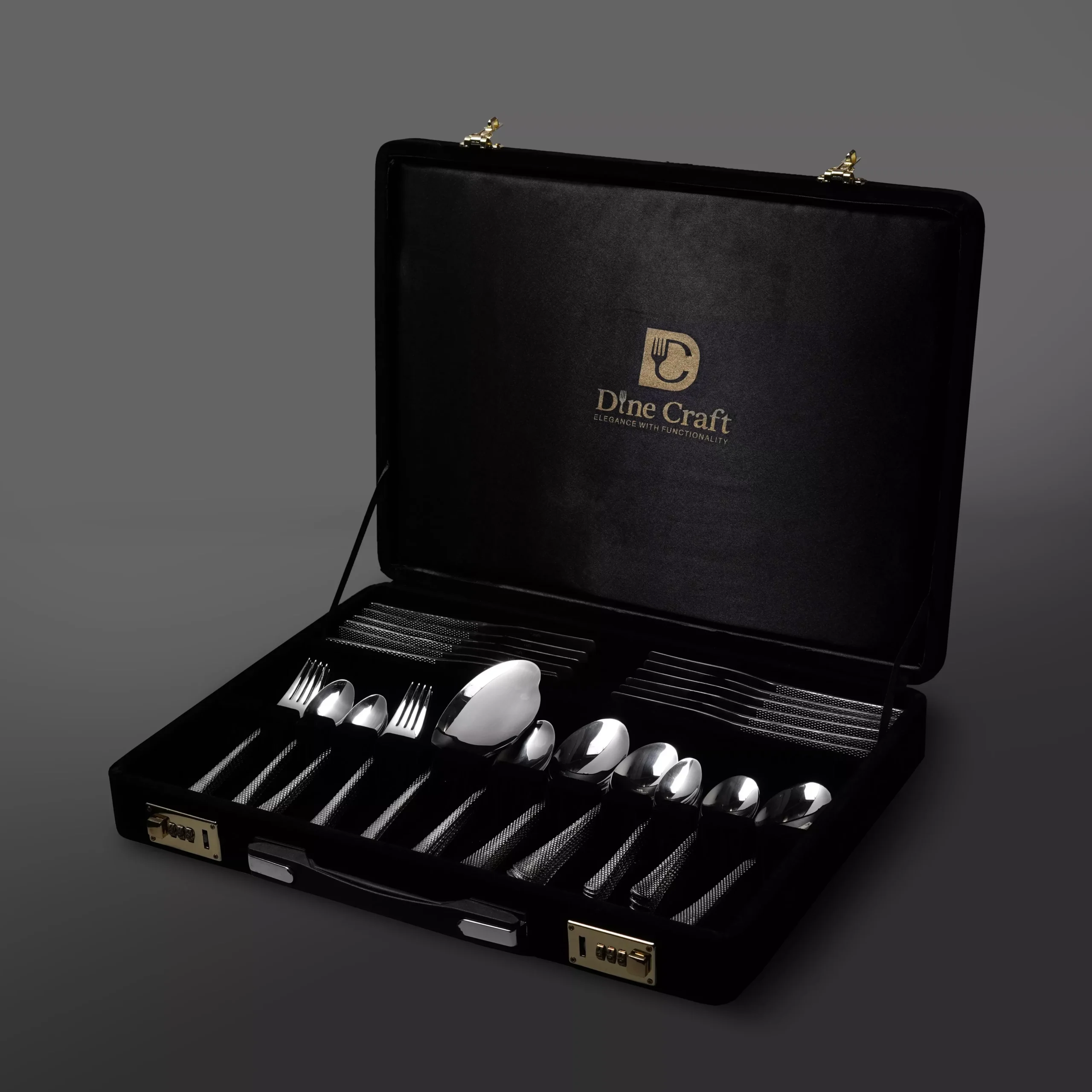 Terra Silver Dinner Set for 12 Persons